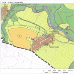 Flächennutzungsplan im Bereich Solarpark