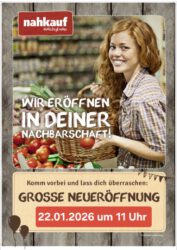Neu-Eröffnung Nahkauf Oelsa am 22.01.2025 11:00 Uhr