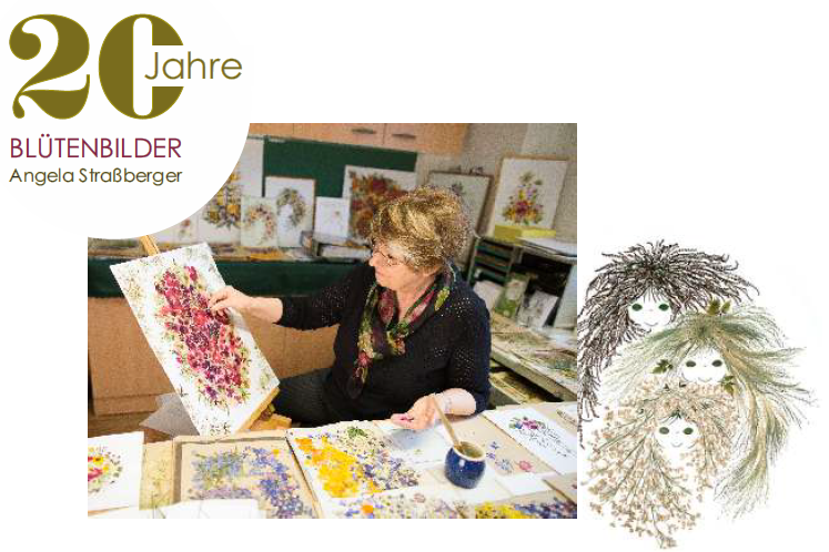 20jähriges Bestehen Blütenbilder Gesichter der Natur zum Europ. Kunsthandwerkertag in der Stuhlbauerstadt Rabenau